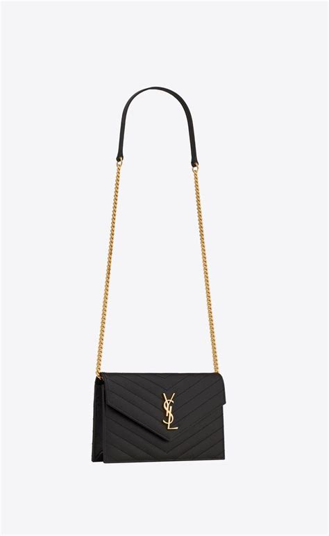 ysl cassandre matelasse chain wallet